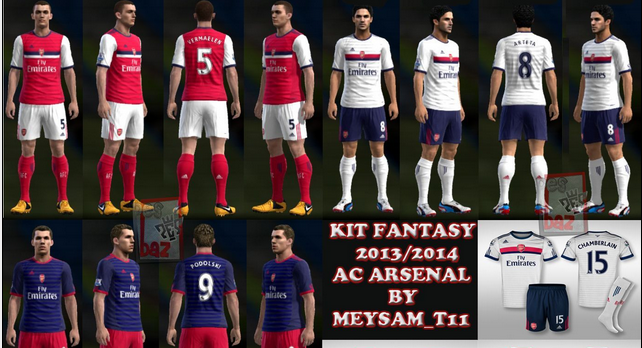 Форма Arsenal 13/14 Kits для PES 2013