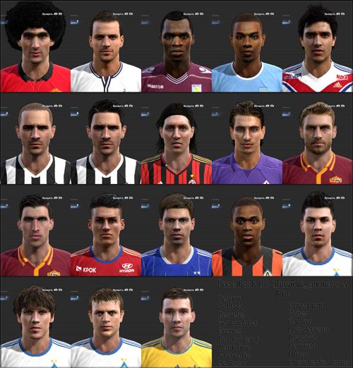 Last Face Pack for PES 2013